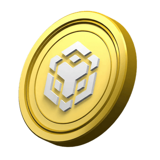 Graphic element showing a floating Ethereum ETH cryptocurrency coin