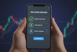 Access to the platform — personal trading account dashboard at Monarch Yielode