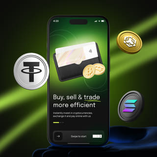 Monarch Yielode trading platform interface displayed on a mobile device